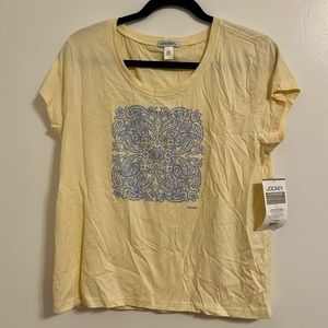 Jockey Yellow Short Sleeve Top